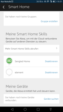 Navigiere zu "Smart Home".